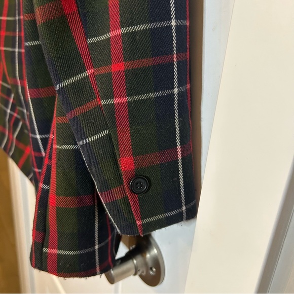 ONLY ONLYQUINN NEXT CHECK PLAID HEAVYWEIGHT BLAZER SIZE 38 (US 6) - Picture 4 of 15